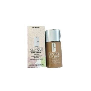 New CLINIQUE Even Better Makeup Broad Spectrum SPF 15 CN 28 Ivory 1 oz